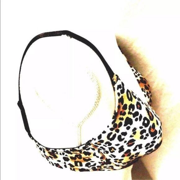 Demi Padded Underwire Bra 36C Leopard Print Style 42004 - Picture 2 of 7